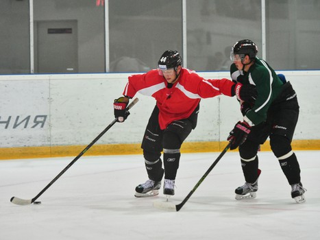 Ледовая тренировка "Авангарда"