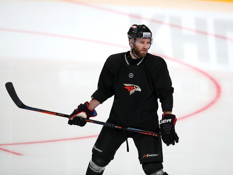 Раскатка «Авангарда» перед матчем с минским «Динамо»