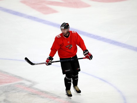 Раскатка «Авангарда» перед матчем с «Металлургом»