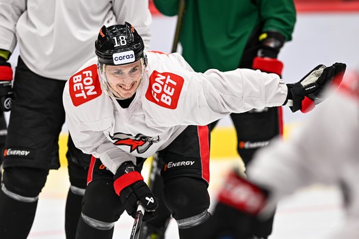 Раскатка «Авангарда» перед первым матчем серии с «Ладой»