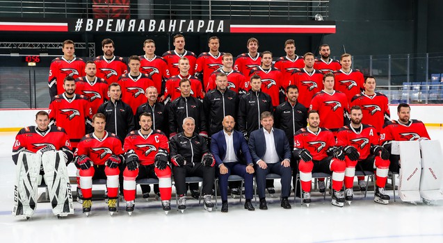 Фотографирование команды перед стартом сезона 2019/20