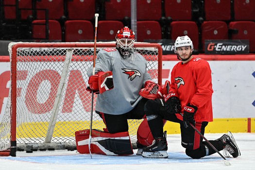 Тренировка «Авангарда» на старте паузы в чемпионате