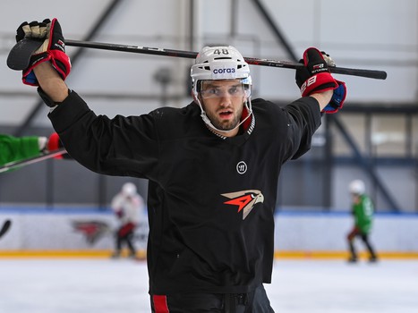 Тренировка «Авангарда» в Омске