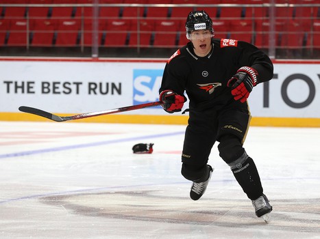 Раскатка «Авангарда» перед матчем с «Витязем»