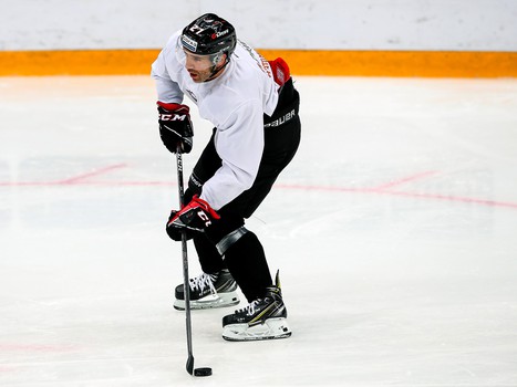 Раскатка «Авангарда» перед матчем с «Автомобилистом»