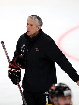 Раскатка «Авангарда» перед матчем с «Витязем»