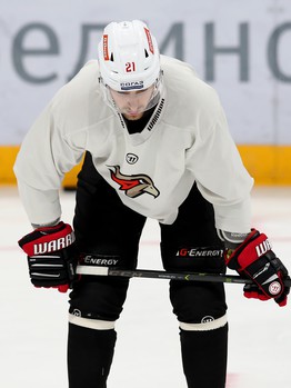 Раскатка «Авангарда» перед выездным матчем с московским «Динамо»