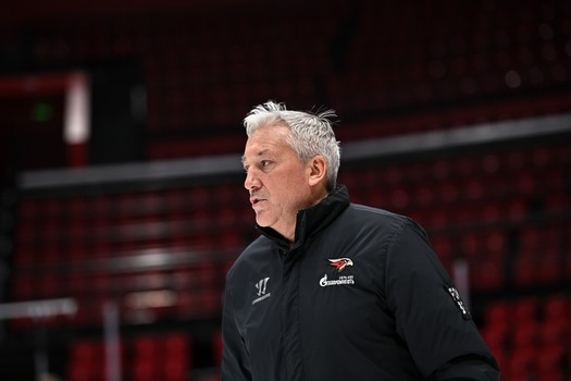 Раскатка «Авангарда» перед матчем с московским «Динамо»