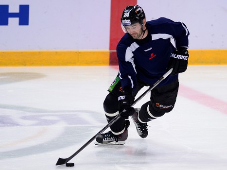 Раскатка "Авангарда" перед матчем с "Донбассом" 20.01.2014