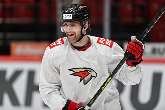 Раскатка «Авангарда» перед матчем с «Нефтехимиком»