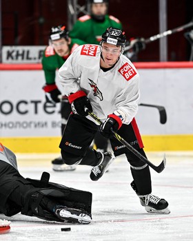 Раскатка «Авангарда» перед матчем с «Амуром»