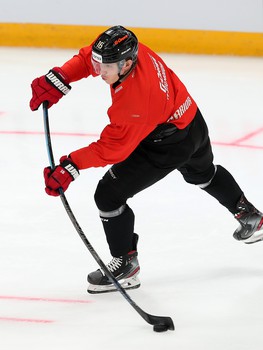 Раскатка «Авангарда» перед матчем с «Сибирью»