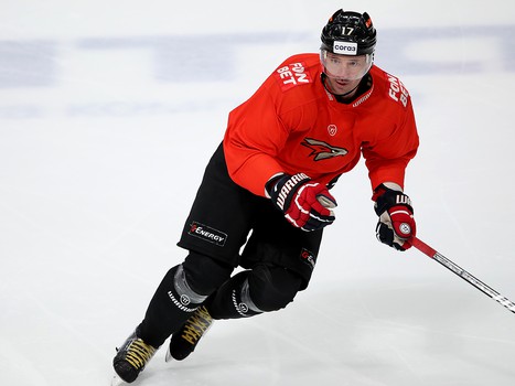 Раскатка «Авангарда» перед матчем с «Локомотивом»