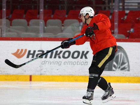 Тренировка «Авангарда» перед матчем в Екатеринбурге