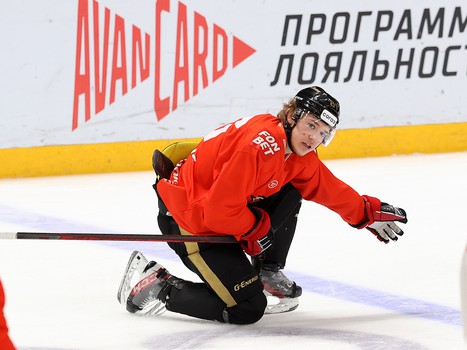 Раскатка «Авангарда» перед четвёртым матчем серии с «Металлургом»