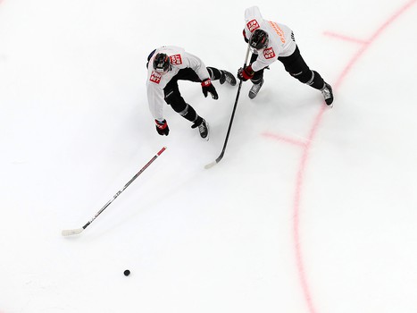 Тренировка «Авангарда» во время паузы в чемпионате