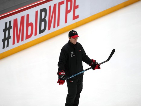 Раскатка «Авангарда» перед матчем с «Ак Барсом»