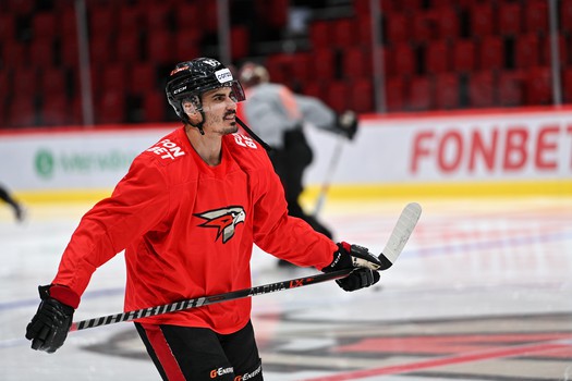 Раскатка «Авангарда» перед пятым матчем серии с «Сибирью»