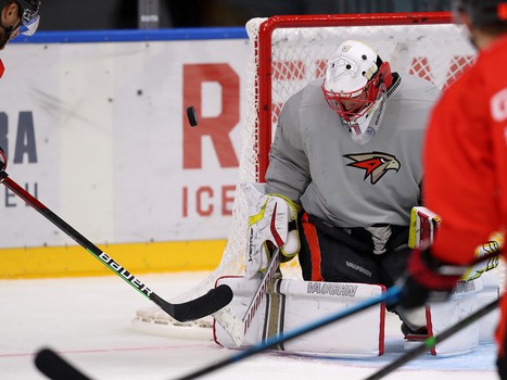 Тренировка «Авангарда» перед стартом турнира в Санкт-Петербурге