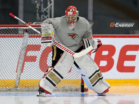 Раскатка «Авангарда» перед матчем с «Локомотивом»