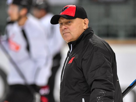 Раскатка "Авангарда" перед матчем с "Салаватом Юлаевым"