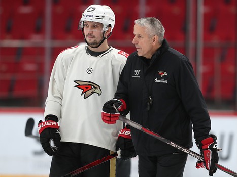 Открытая тренировка «Авангарда» перед вторым раундом плей-офф