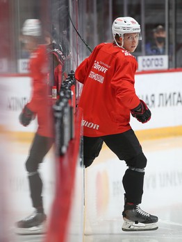 Раскатка «Авангарда» перед выездным матчем с «Трактором»