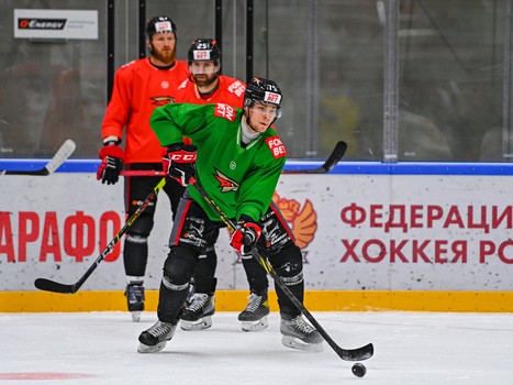 Тренировка «Авангарда» перед турниром Пучкова