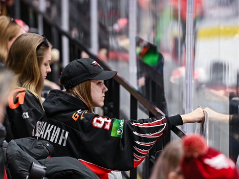 Открытая тренировка «Авангарда» перед вторым раундом плей-офф