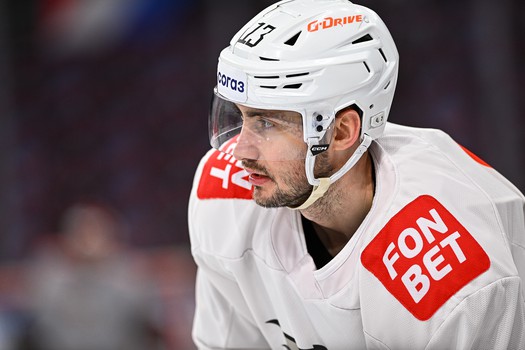 Раскатка «Авангарда» перед матчем в Магнитогорске