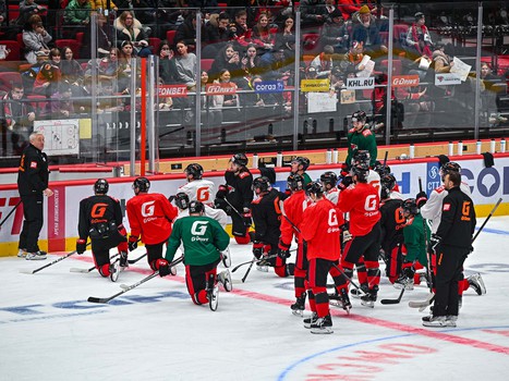 Открытая тренировка «Авангарда» перед плей-офф