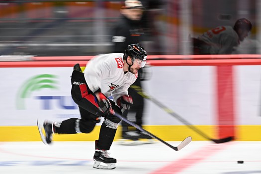 Тренировка «Авангарда» перед матчем с «Трактором»