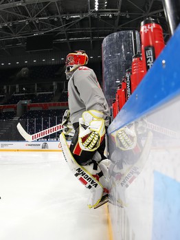 Раскатка «Авангарда» перед юбилейным матчем с «Ак Барсом»