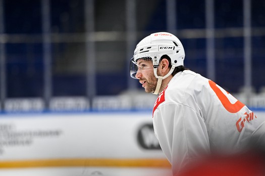 Раскатка «Авангарда» перед третьим матчем серии с «Сибирью» в Новосибирске