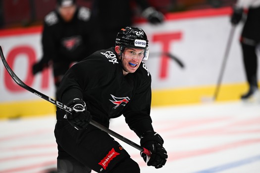 Тренировка «Авангарда» перед первым матчем серии с ЦСКА