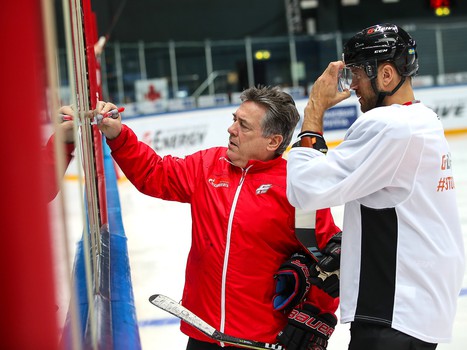 Открытая тренировка «Авангарда» для СМИ