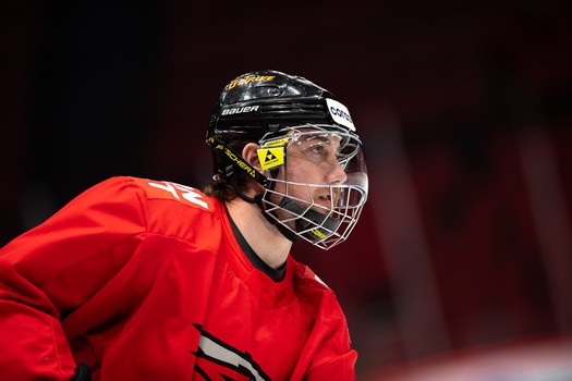 Раскатка «Авангарда» перед матчем с «Витязем»