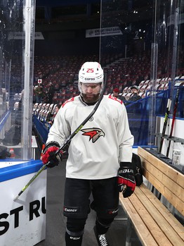 Тренировка «Авангарда» перед шестым матчем серии с «Металлургом»