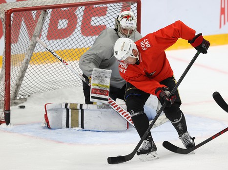 Тренировка «Авангарда» перед выездом