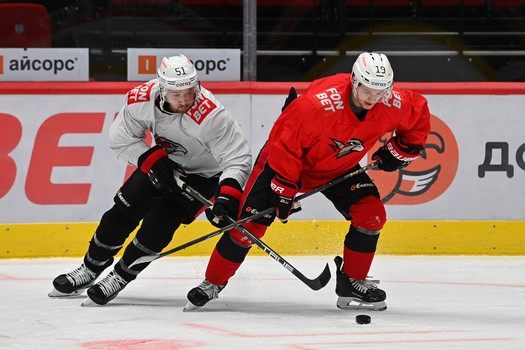 Тренировка «Авангарда» в Омске