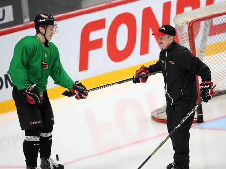 Раскатка «Авангарда» перед матчем с «Ак Барсом»