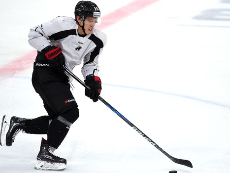 Раскатка "Авангарда" перед матчем с "Нефтехимиком"