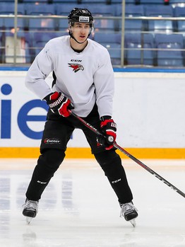 Раскатка «Авангарда» перед матчем с «Сибирью»