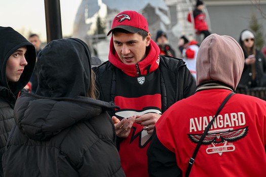 Фан-зона «Авангарда» в Городском саду