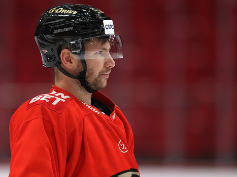 Раскатка «Авангарда» перед матчем с «Адмиралом»