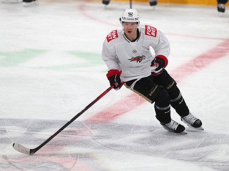 Тренировка «Авангарда» перед вторым матчем серии в Магнитогорске