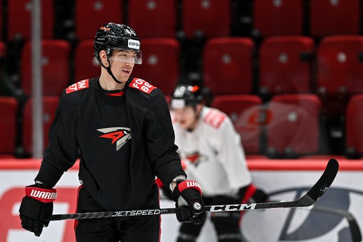 Раскатка «Авангарда» перед пятым матчем серии с «Сибирью»