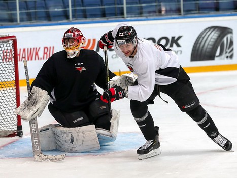 Открытая тренировка «Авангарда» для СМИ