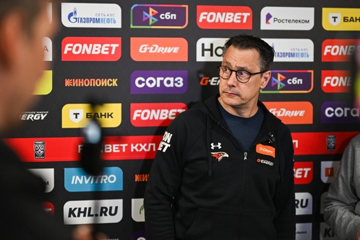 Открытая тренировка «Авангарда» для СМИ