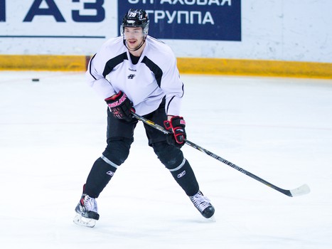 Тренировка "Авангарда" под руководством главного тренера команды Евгения Корноухова